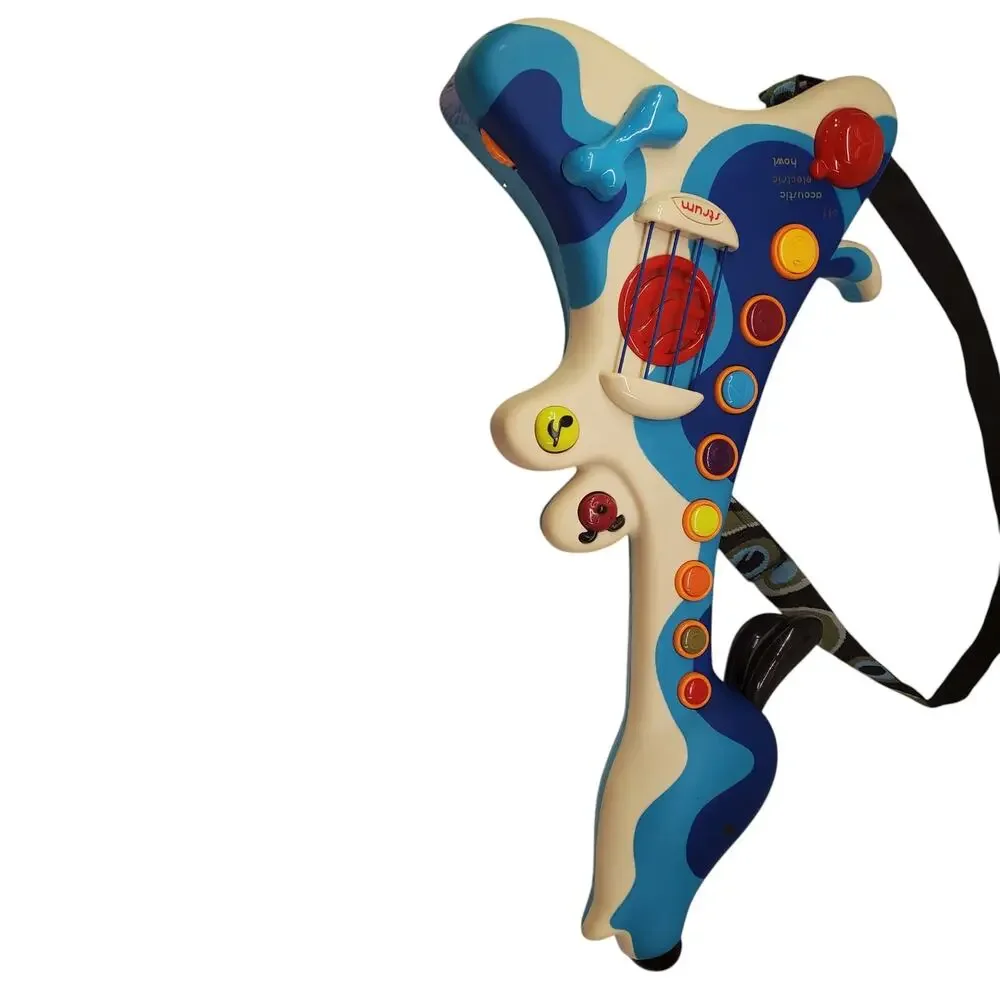 B Toys Electric Guitar Interactive Dog Woofer Guitar Musical Toys WORKS